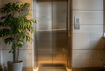 兰州电梯禁止用身体或物品阻挡关门，可用开门键延长等待时间！